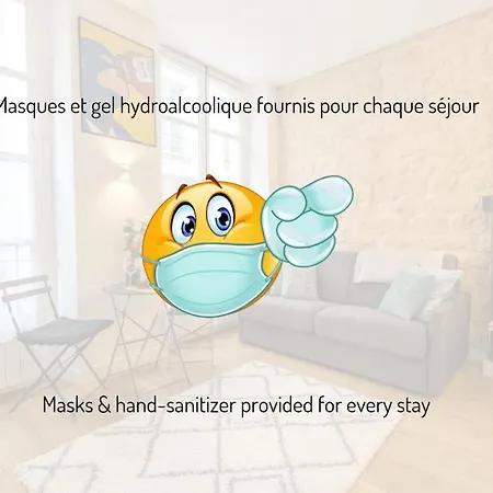 Daire Marais Studio - Menage Pro, Wifi *